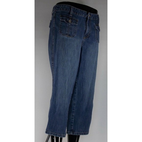 US Polo Assn Women's Capri Jeans size 16 - Picture 8 of 12